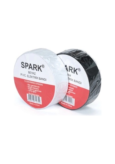 Elektrik Bandı 0.13x19mm X 10 Yard Yanmaz Siyah