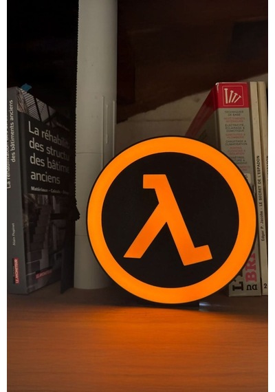 Half Life Tasarımlı Dekoratif Aydınlatma Led Gece Lambası Çok Renkli