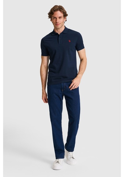 U.s. Polo Assn. Erkek Lacivert Tişört Basic 50322347-vr033