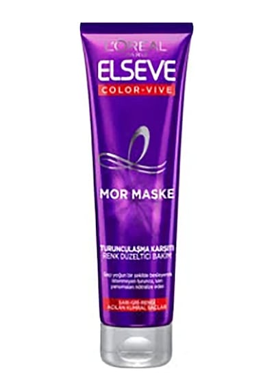 4 Adet Elseve Saç Maskesi Mor Turunculaşma Karşıtı 150 Ml