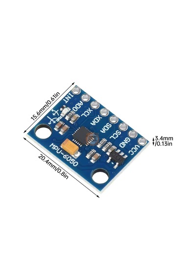 Mpu6050 Sensör 6 Eksen Imu Gy-521 Jiroskop İvmeölçer Modülü Arduino Drone Robot