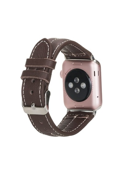 Bouletta Apple Watch Uyumlu Deri Kordon 42-44-45Mm Nm3-As3 Kahve
