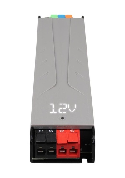 Powermaster Pm-26845 12/24/36/48volt 9amper 300watt Metal Kasa Kademeli Adaptör Voltaj Göstergeli 218x51x27mm