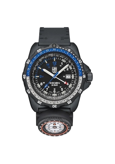 Luminox Xl.8833 Recon Nav Spec İsviçre Üretimi Ronda 515.24h Mekanizmalı Gmt Erkek Kol Saati Siyah