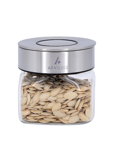 Aryıldız Timeless Square S Saklama Kabı Şeffaf 400 ML Şeffaf