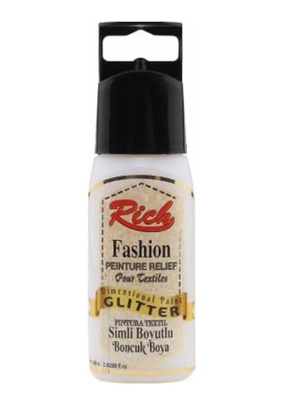 Rich Simli Boyutlu Boncuk Boya 60 Ml. İnci
