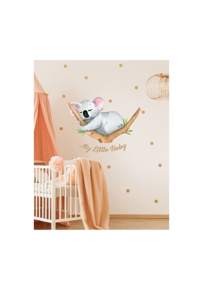 Uykucu Koala Duvar Sticker Seti