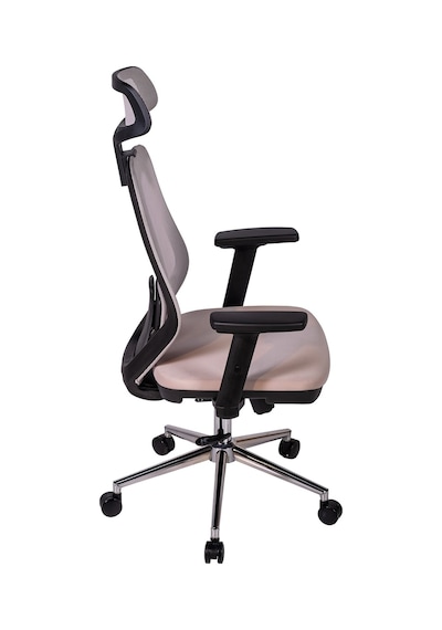 Ofisbazaar Dali Fileli Yönetici Koltuğu Ergonomik Başlıklı Ofis Koltuğu Gri Gri