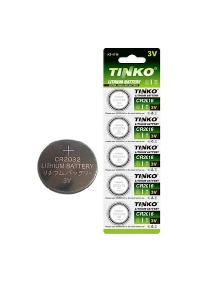 Tinko CR2032 3V Lityum Düğme Pil 5'li