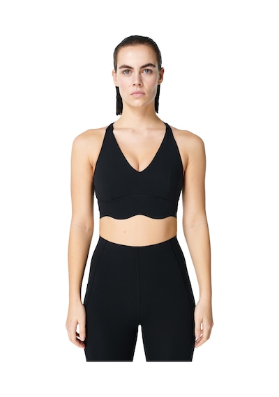 Sweaty Betty Power Contour Plunge Bra Blk Siyah