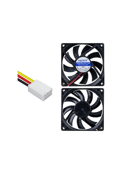 Powermaster Ic-216a 80x80x15mm 24 Volt 3 Pin Fırçasız Dc Fan