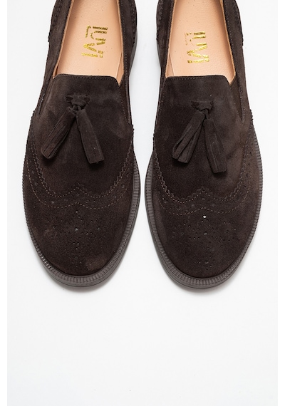 Luvishoes Luvi Shoes Alex Kahverengi Süet Hakiki Deri Püsküllü Lastikli Kadın Loafer Ayakkabı Kahve Süet Luvishoes Luvi Shoes Alex Kahverengi Süet Hakiki Deri Püsküllü Lastikli Kadın Loafer Ayakkabı Kahve Süet
