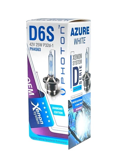 D6S 8000K AZURE WHITE AMPUL