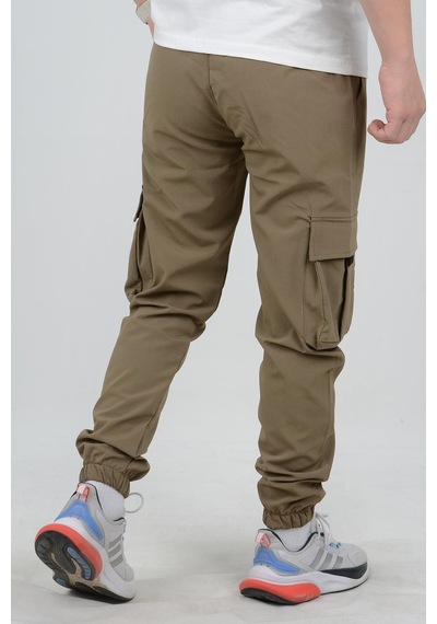 Edwoxmen Erkek Slim Fit Cepli Beli Ve Paçası Lastikli İnce Spor Pantolon Yeşil Edw071-yeşil Yeşil