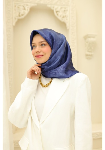 Silk Home Shiny Eşarp 75002-59 Mavi, Gece Mavi
