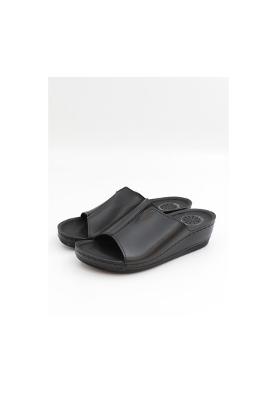 Bento 15069 Siyah 36-41 Anatomik Dolgu Kadın Terlik