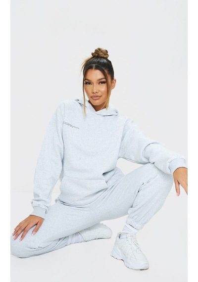 Established Eşofman Takımı Sweatshirt Jogger - Gri Baskılı Oversize Şardonlu Kapüşonlu Lastik Paça Gri Established Eşofman Takımı Sweatshirt Jogger - Gri Baskılı Oversize Şardonlu Kapüşonlu Lastik Paça Gri