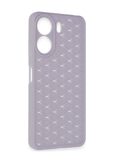 Redmi 13c Kılıf Petek Silikon Kapak - Lila Bz8683140717605