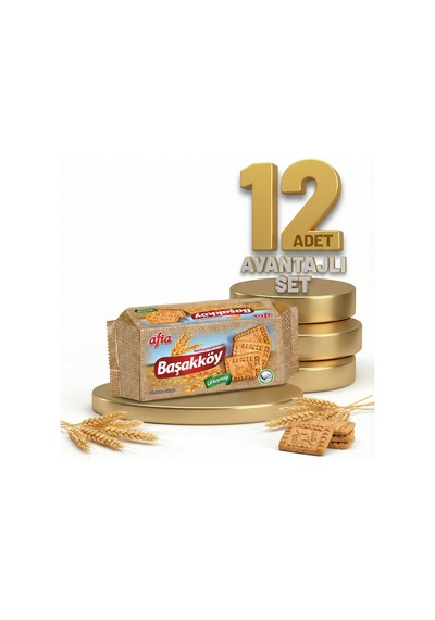 Afia Başakköy Tam Buğdaylı Bisküvi 12x110 Gr