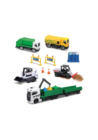 Maisto Mini Work Machines Freight Haulers Oyun Seti 12630 Model 2