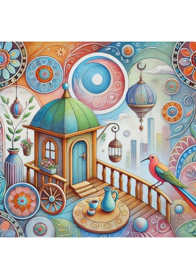 İskandinav Soyut Tablo Set Çerçevesiz 50x50cm Pvc Tablo 4'lü Set 002 Her Bir Tablo 50x50cm Büyüklüğündedir.