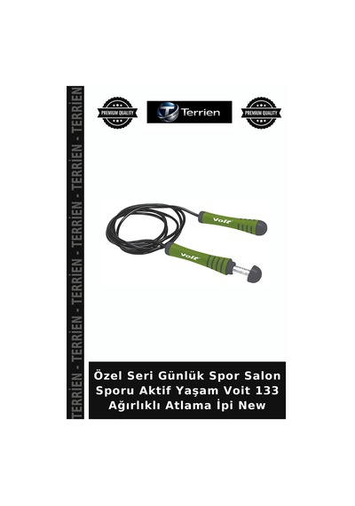Özel Seri Günlük Spor Salon Sporu Aktif Yaşam Voit 133 Ağırlıklı Atlama İpi New