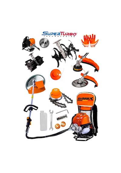 Stilmax Stl202t Arazi Seti 20hpx Sırt Tipi Tırpan + Çift Çapa Seti