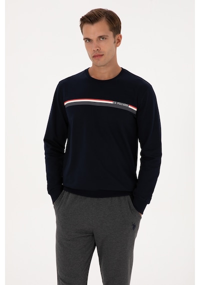 U.s. Polo Assn. Erkek Lacivert Pijama Takım 50318540-vr033 Lacivert
