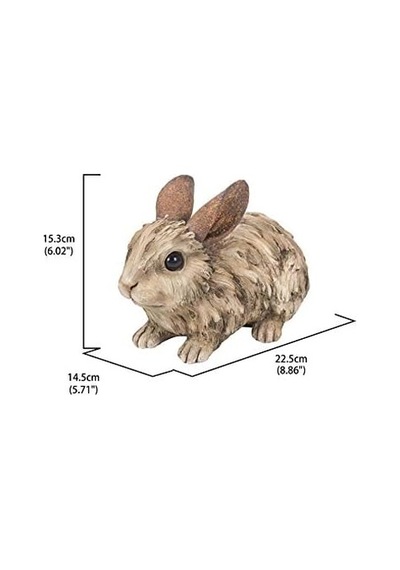 Hi-line Gift Ltd 87650-c Büyük Driftwood Rabbit Heykeli