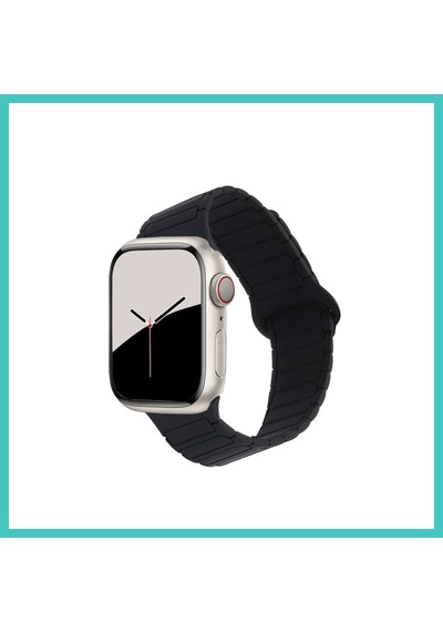 Ny Joy Watch Ultra 49mm Armor Manyetik Kordon - Siyah Nyjoybz