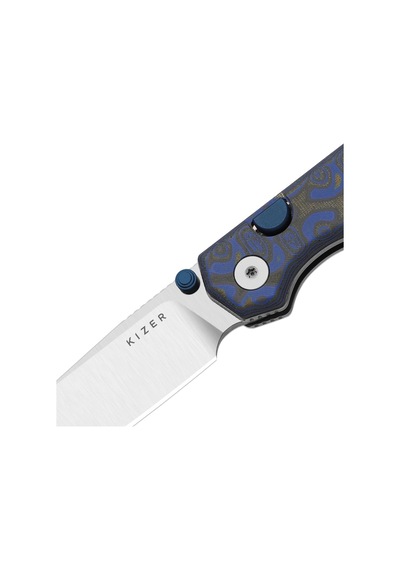 Kizer Begleiter 2.9 Kizer Button Liner Lock Vortex Pattern Micarta Bd1n Kizerv 3458.2bda1 Kamp Çakısı Sarı