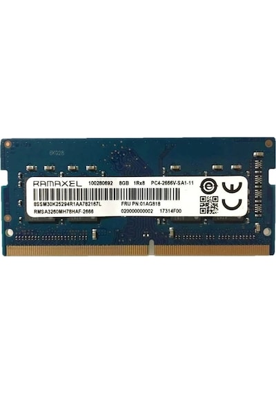Ramaxel RMSA3260ME78HAF 8 GB DDR4 2666 MHz CL15 Notebook Ram