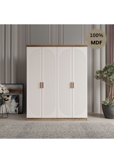 Soho 4 Kapak Mdf Gardırop Aytaşı