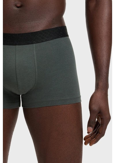 Boss Erkek Boxer 50546808 970 Siyah-lacivert-yeşil Siyah-lacivert-yeşil