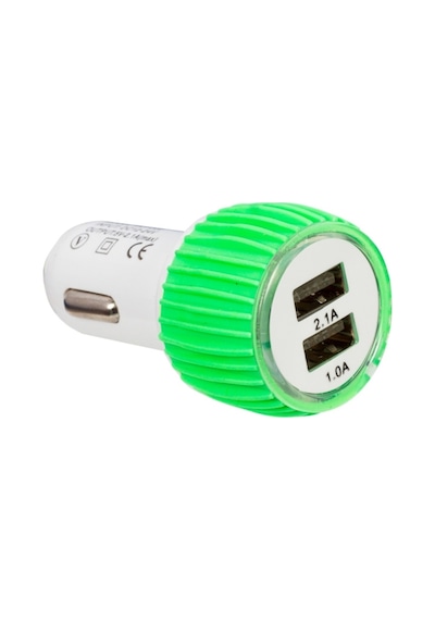 5 Volt 2.1 Amper Çift Usb'Li Oto Çakmaklık Araç Şarjı Renk Siyah