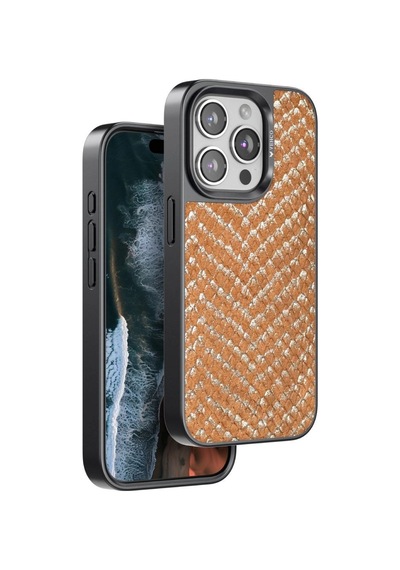 Venco Apple, Uyumlu iPhone 14 Pro Viper Kapak - Kahverengi