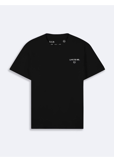 Ltb Nızoka Erkek Sıfır Yaka Kısa Kol T-shirt 1225840056089 Siyah