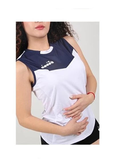 Diadora Elens Kadın Voleybol Tişört Kolsuz Beyaz