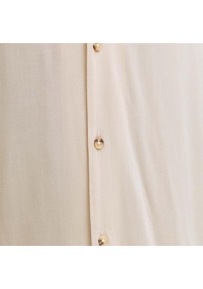 Jack&jones Jeff Resort Solid Erkek Bej Gömlek