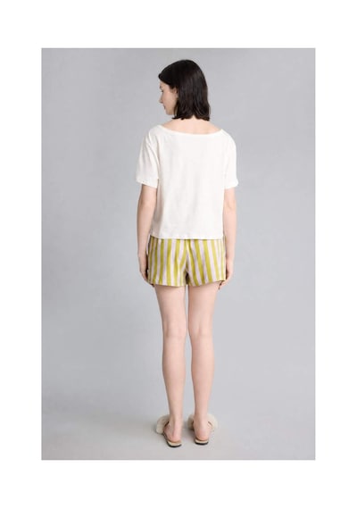 Defacto Oversıze Kısa Kollu 2li Leylak Şortlu Pijama Takımı I0438ax26hspr249 Mor-pr249