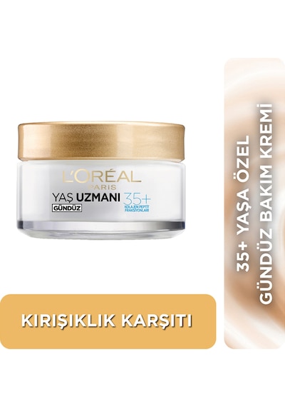 L'Oreal Paris Yaş Uzmanı 35+ Kırışıklık Karşıtı Nemlendirici Gündüz Yüz Kremi 50 ML