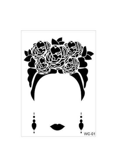 Stencil Şablon A4 Woman Collection Wc-01
