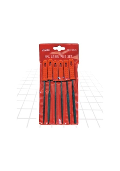 Blu-mol 6 Lı Saatçi Eğe Seti 140x3 Mm Vct29309