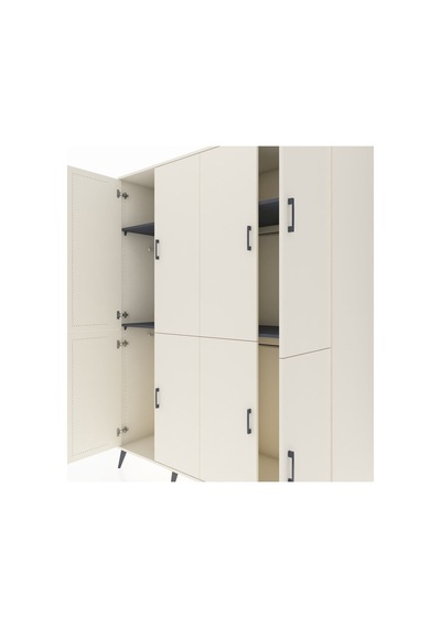 Kronos Gardrop 4 Raflı 8 Kapaklı 4 Askılı 176x59x221 Aytaşı-aytaşı/antrasit Beyaz Kronos Gardrop 4 Raflı 8 Kapaklı 4 Askılı 176x59x221 Aytaşı-aytaşı/antrasit Beyaz