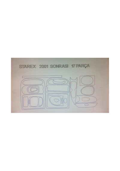 Hyundaı Starex 2000 16 Parça Torpido Kaplama Renk Gri