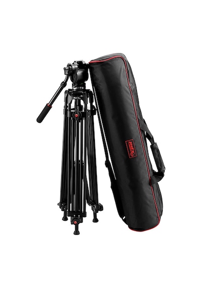 Pdx Plus,0508b Video Tripod,profosyonel Video Kmera Tripodu, Maksimum Yükseklik:1870 Mm