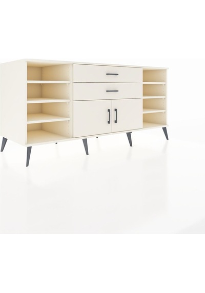 Kronos Konsol 7 Raflı 2 Çekmeceli 2 Kapaklı 176x59x83 Aytaşı-aytaşı/aytaşı Aytaşı/aytaşı