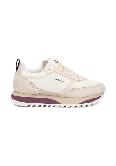 United Colors Of Benetton Benetton Bnı-11133 Kadın Klasik Sneaker Bej Bej