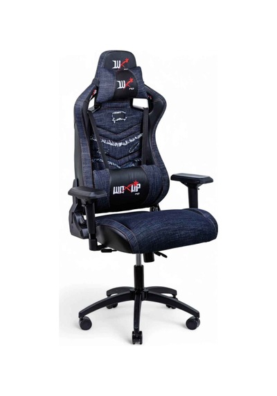 Prıme Rugged Oyuncu Koltuğu Gaming Koltuk Gamer Koltuğu Kot Kumaş - Siyah Deri