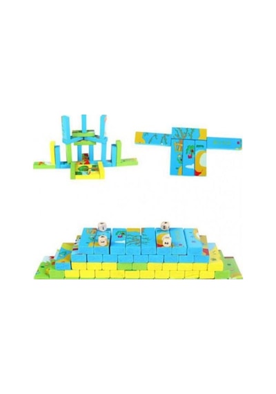 İki Oyun Bir Arada Jenga Ve 3 Puzzle